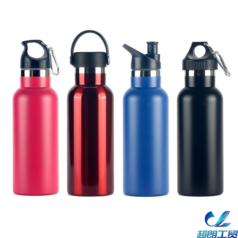 不锈钢真空大口运动水壶