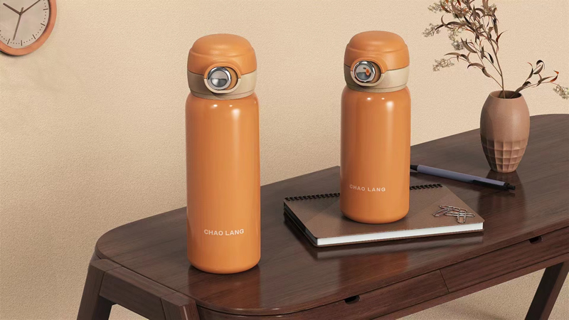 甜甜圈系列弹跳保温杯