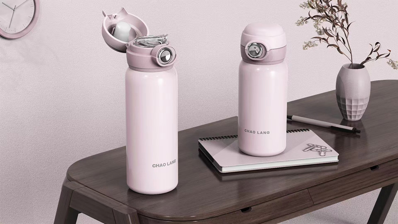 甜甜圈系列弹跳保温杯